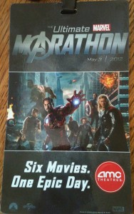 Ultimate Marvel Marathon lanyard