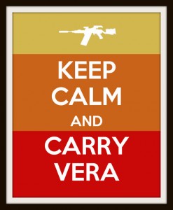 Jayne Cobb poster - Keep Calm & Carry Vera