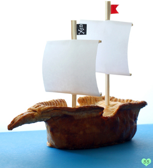 pie-rate ship