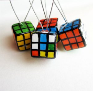 Rubik's Cube Stitch Markers