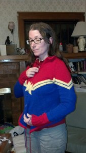 Captain Marvel Sweater