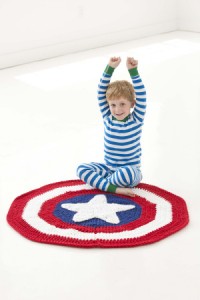 Captain America shield blanket