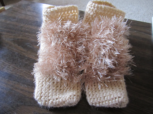Crocheted Hobbit Feet