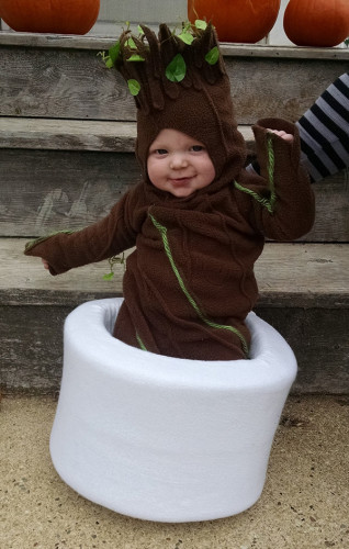 baby as baby groot