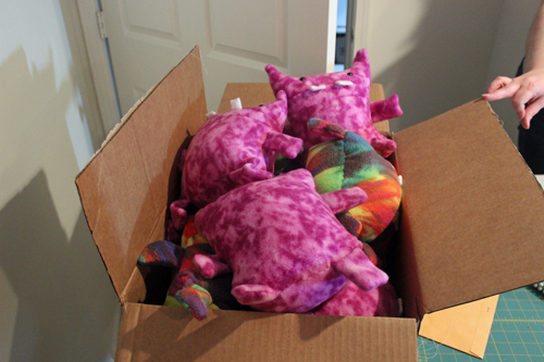 All our Monsters boxed up and ready to go!