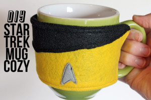 Star Trek mug cozy by Katie Smith