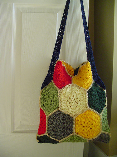 Catan crochet bag by Becky Simmons