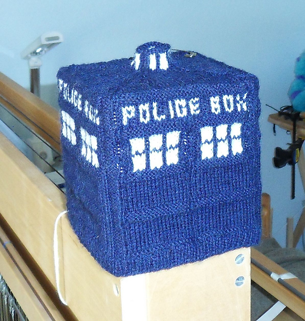 TARDIS tissue box cover by Charla Henney