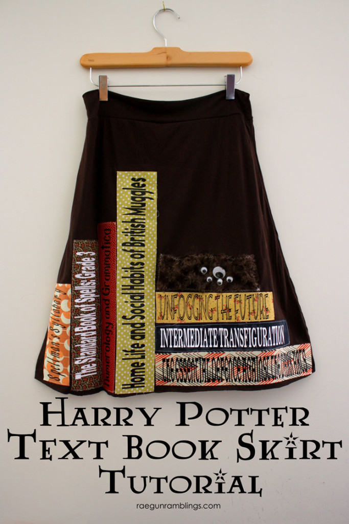 Harry Potter textbook skirt by Marissa Fischer