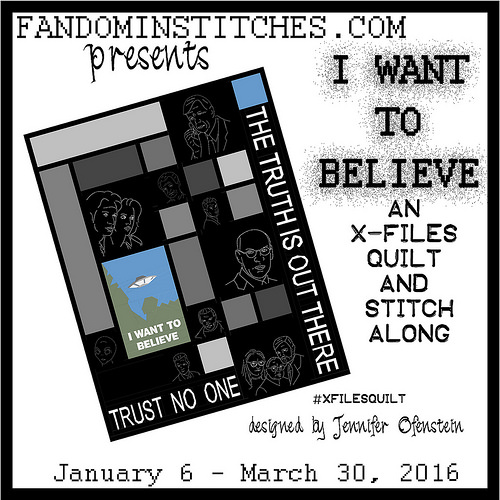 XFiles Stitch Along by Fandom in Stitches