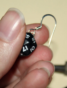 dice earrings by Amy Ratcliffe