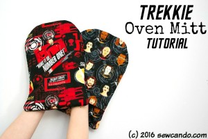 Star Trek Oven Mitts by Sew Can Do