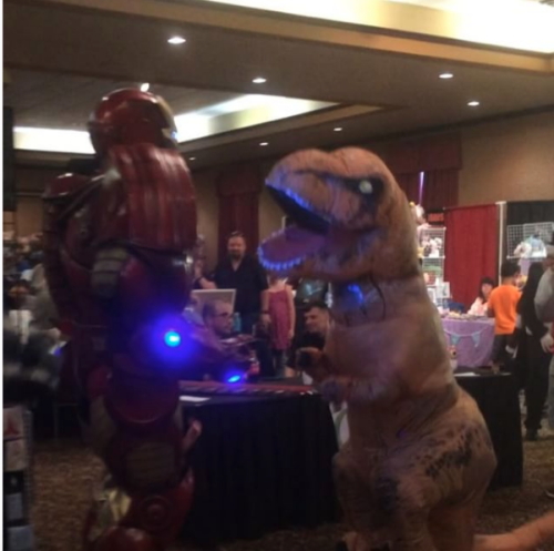 IBOTKS and T-Rex dancing