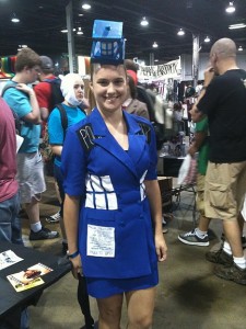 Chicago Comic Con 2011 Dr Who Tardis costume