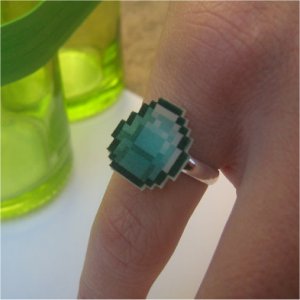 Minecraft "Diamond" Ring