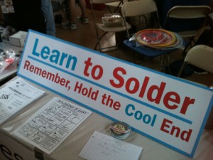 Learn to Solder - MakerFaire KC