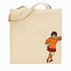 Jinkies!  Eco Friendly Canvas Velma Tote Bag!