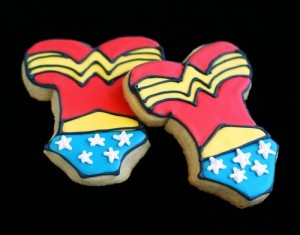 Wonder Woman cookies