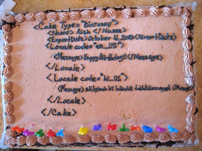 XML Code Cake