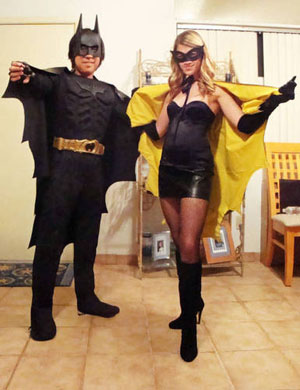 Batman and Bat Woman Capes