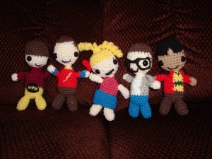 Big Bang Theory amigurumi crochet plushies