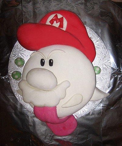 Boo Mario Cake