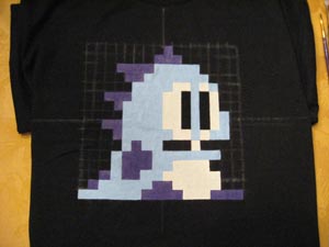 Video Game Sprite Shirts - Bubble Bobble