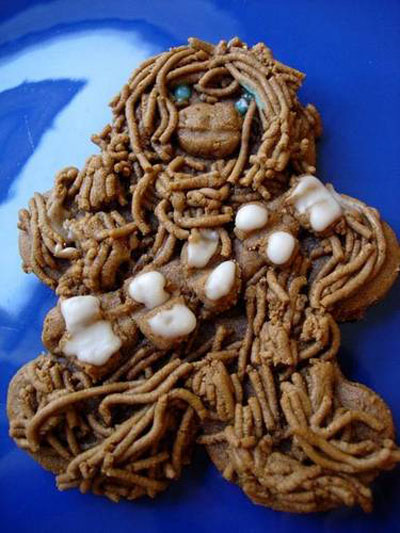 Star Wars Chewbacca Gingerbread Cookie