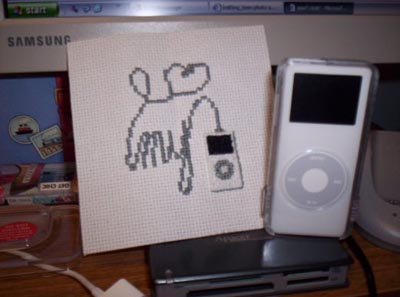 iPod (Cross Stitch)