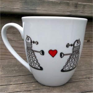 Dr. Who Dalek in Love Coffee Mug