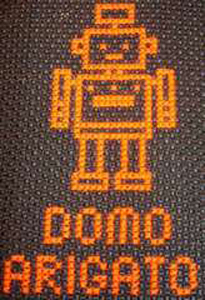Domo Arigato, Mr. Roboto Cross-stitch