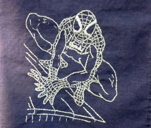 Spider-Man Embroidered Napkin