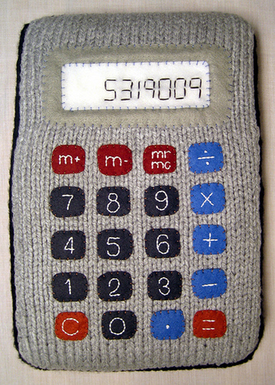 Knitted Calculator