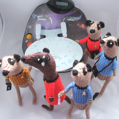 Knit Star Trek Meerkats