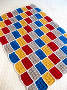 Lego baby blanket