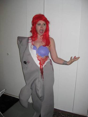 Little Mermaid Shark Attack Costume