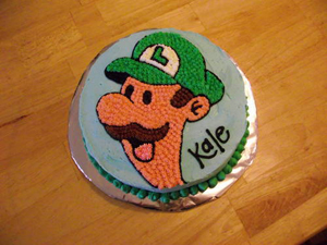Luigi Cake