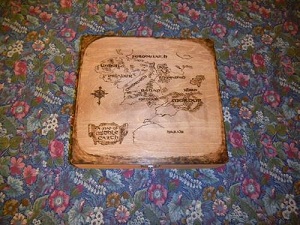 Map of Middle Earth Box