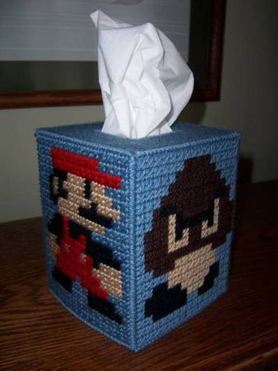Mario Tissue Box Cover