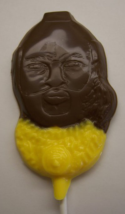 Mr. T Chocolate Lollipop