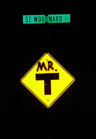 Mr. T Sign
