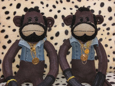 Mr. T Sock Monkey Twins
