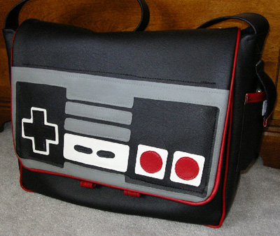Nintendo Controller Messenger Bag