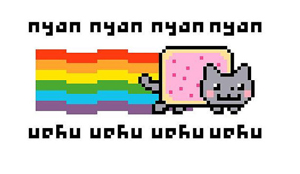 Nyan Cat Cross-stitch Pattern