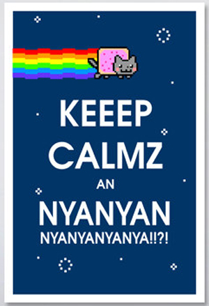 Nyan Cat Keep Calm Print