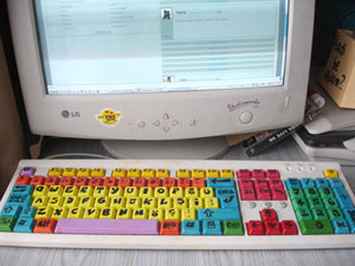 Painted Keyboard