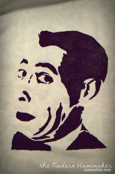 Pee Wee Herman Stencil