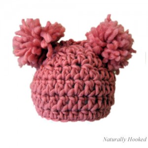 Double pom Muppet baby hat