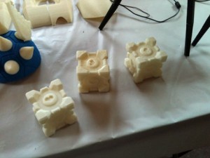 Portal Cubes printed by 3D printer