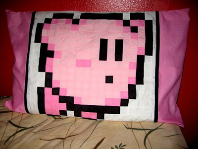 Quilted Kirby Pillowcase